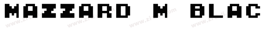 Mazzard M Black字体转换